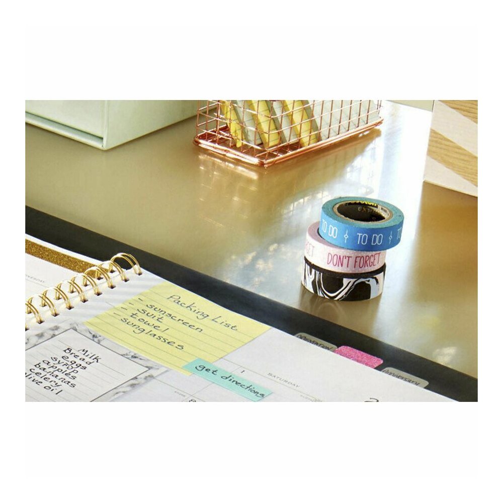 Post-it&reg; Original Lined Notes, Canary Yellow, 3" x 5" , 100 Sheets/Pad, 12 Pads/PK - 1200 x Canary Yellow - 3" Flag/Note Width x 5" Flag/Note Length - Rectangle - 100 Sheets per Pad - Ruled - Cana. Picture 11