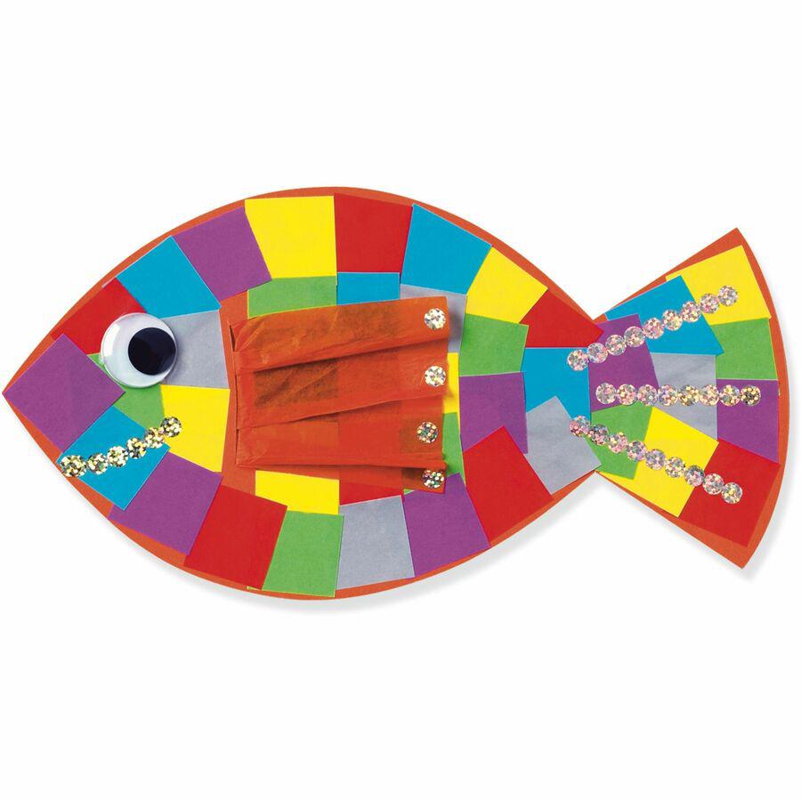 Creativity Street Art Paper Sheets - Craft, Art - 2"Height x 12"Width x 18"Length - 60 / Pack - Assorted. Picture 8