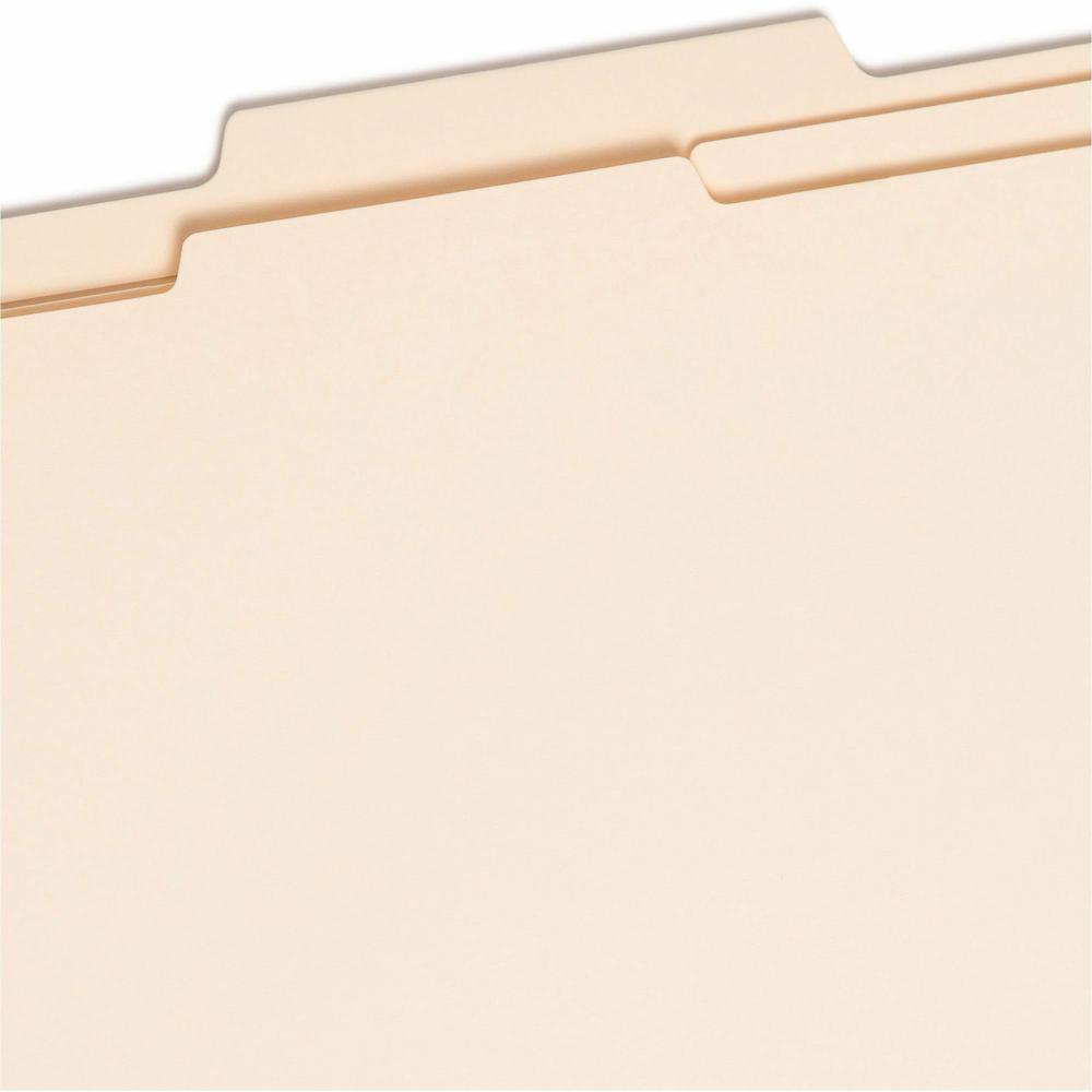 Smead 2/5 Tab Cut Letter Recycled Classification Folder - 8 1/2" x 11" - 2" Expansion - 2 x 2B Fastener - 2" for Folder - Top Tab Location - Right of Center Tab Position - 2 Divider - 18 pt. - 2 Plys . Picture 5