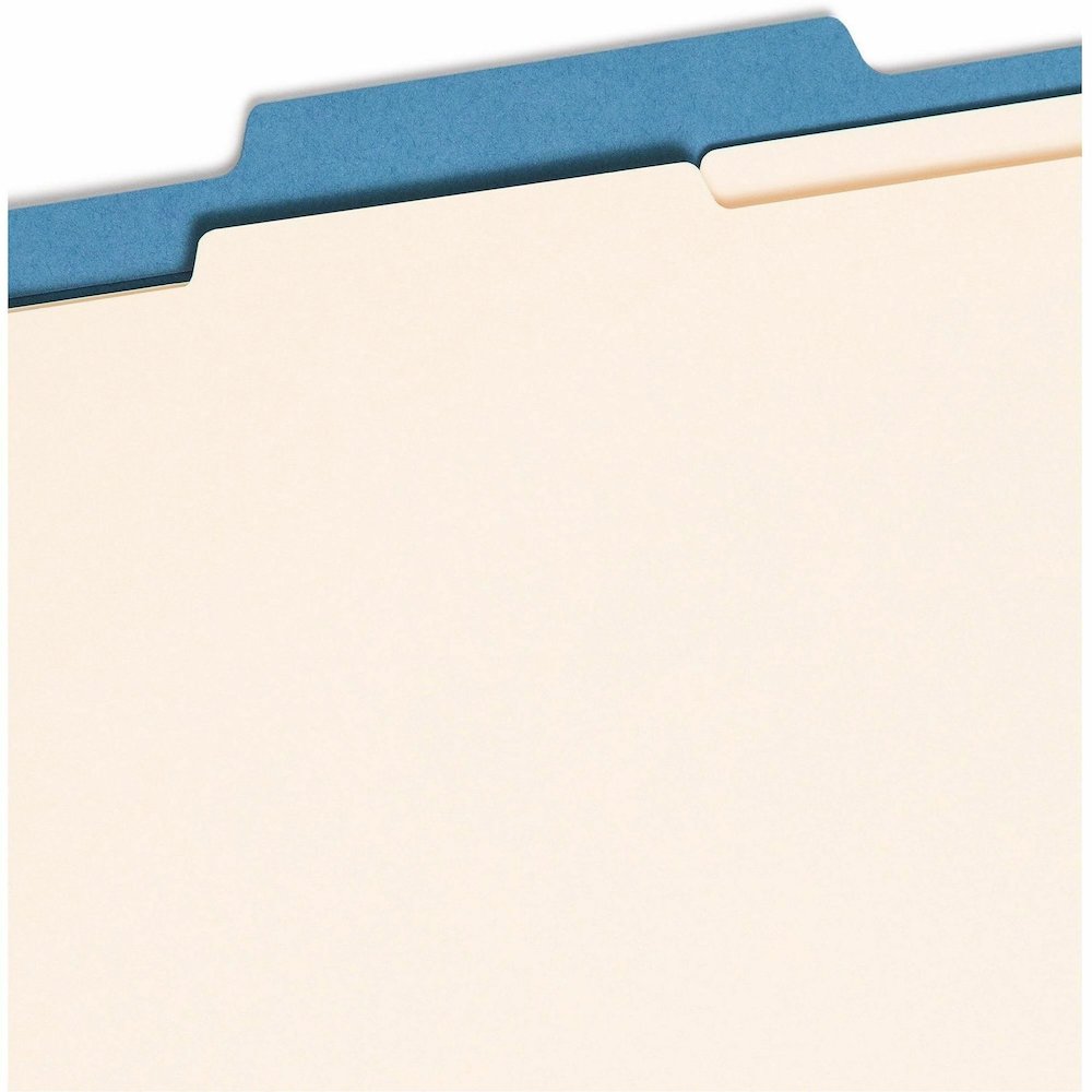 Smead Colored 2/5 Tab Cut Letter Recycled Classification Folder - 8 1/2" x 11" - 2" Expansion - 2 x 2B Fastener - 2" for Folder - Top Tab Location - Right of Center Tab Position - 2 Divider - 14 pt. -. Picture 11