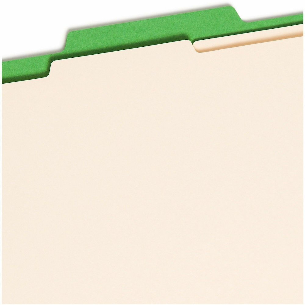 Smead Colored 2/5 Tab Cut Letter Recycled Classification Folder - 8 1/2" x 11" - 2" Expansion - 2 x 2B Fastener - 2" for Folder - Top Tab Location - Right of Center Tab Position - 2 Divider - 14 pt. -. Picture 9