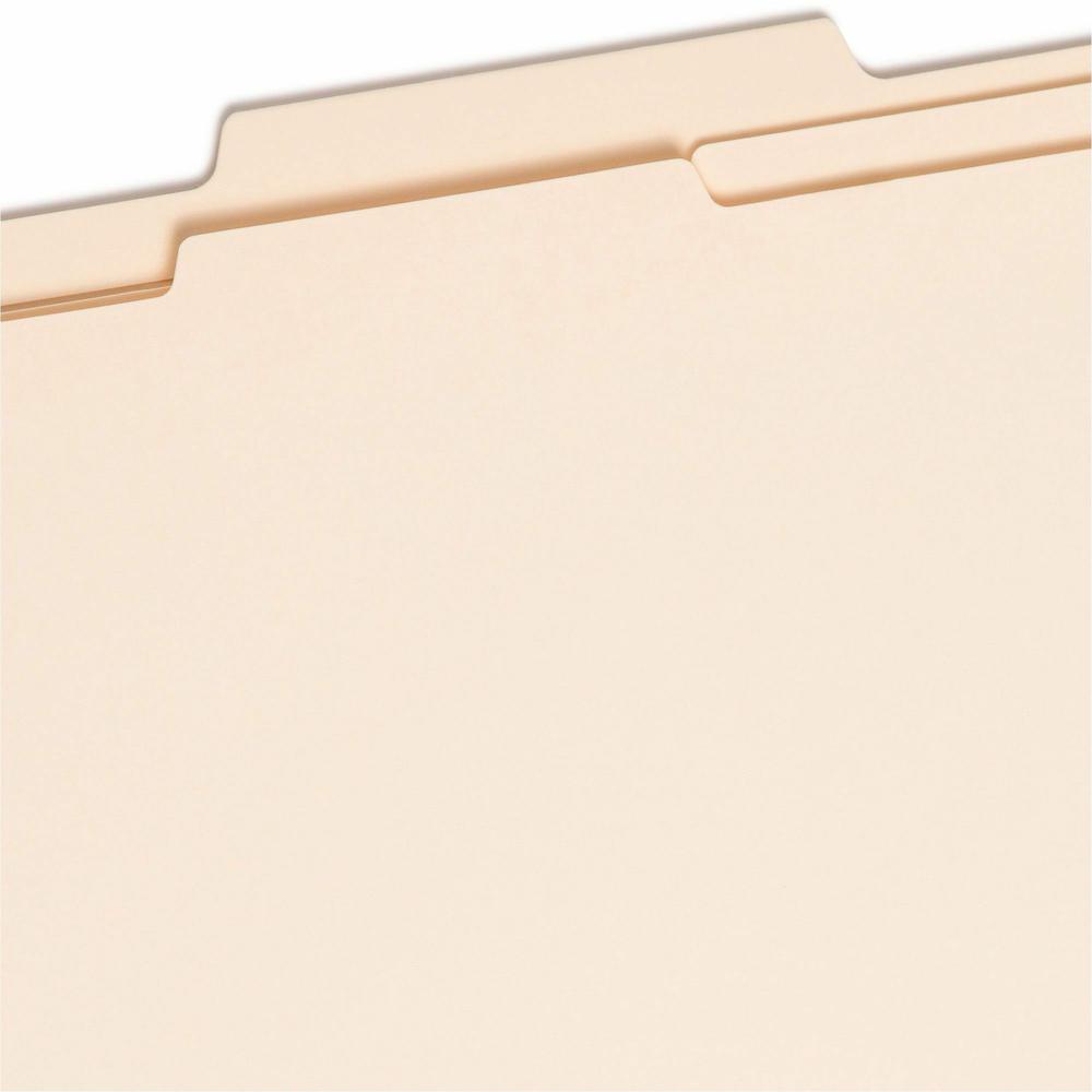 Smead 2/5 Tab Cut Legal Recycled Classification Folder - 8 1/2" x 14" - 2" Expansion - 2 x 2B Fastener - 2" for Folder - Top Tab Location - Right of Center Tab Position - 2 Divider - 18 pt. - 2 Plys -. Picture 5