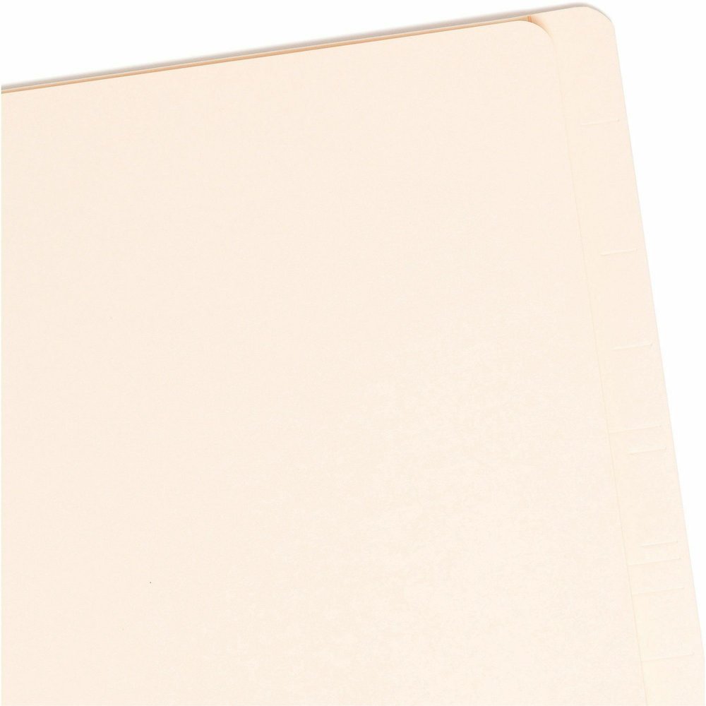 Smead Straight Tab Cut Letter Recycled Classification Folder - 8 1/2" x 11" - 2" Expansion - 2 x 2B Fastener - 2" for Folder - End Tab Location - 2 Divider - 18 pt. - 2 Plys - Pressboard - Manila - Lo. Picture 7