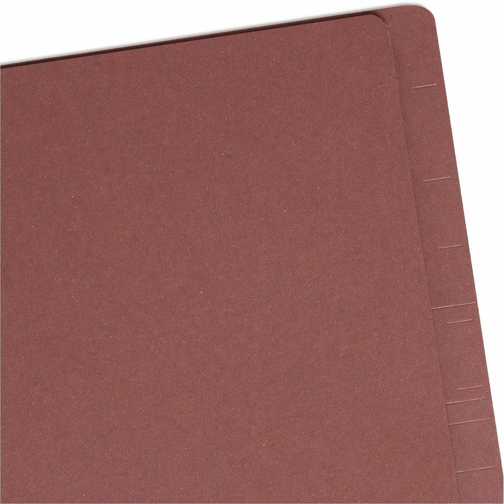 Smead Straight Tab Cut Letter Recycled Classification Folder - 8 1/2" x 11" - 2" Expansion - 2 x 2S Fastener - 2" for Folder, 1" for Divider - End Tab Location - 1 Divider - 25 pt. - 2 Plys - Pressboa. Picture 7