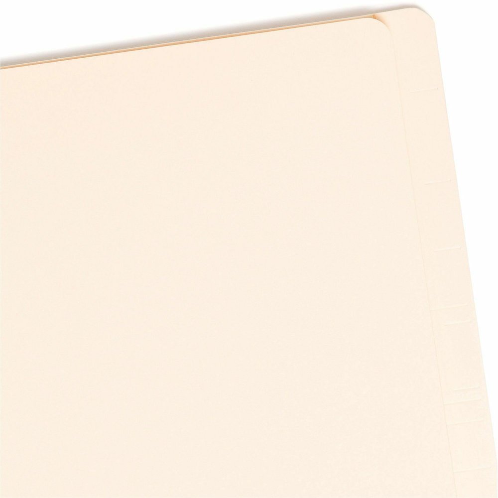 Smead Legal Recycled Classification Folder - 8 1/2" x 14" - 2" Expansion - 2 x 2B Fastener - 2" for Folder - End Tab Location - 2 Divider - 18 pt. - Pressboard - Manila - 10% Recycled - 10 / Box. Picture 7
