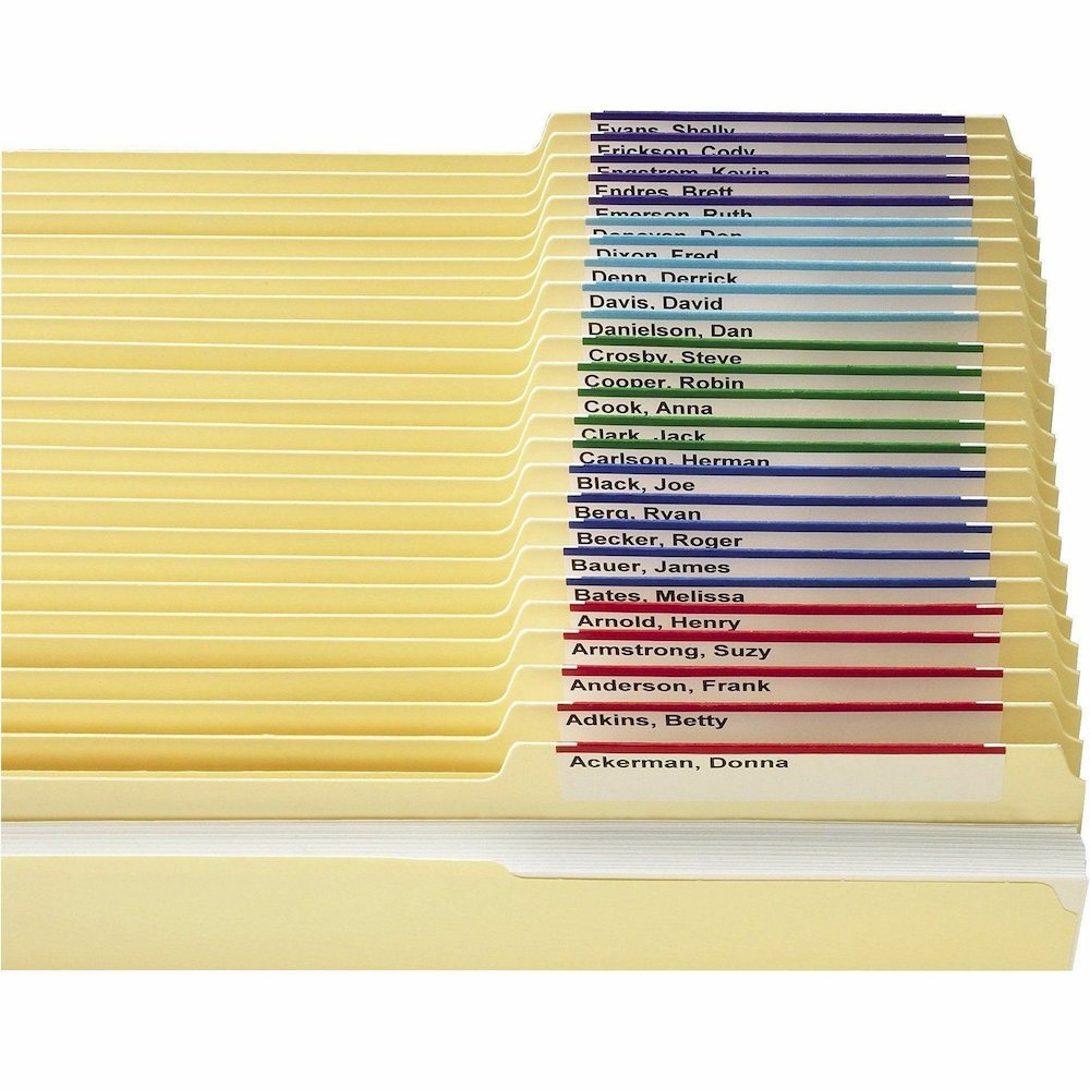 Smead Viewables Tabs with Label Protector - 1.25" Tab Height x 3.50" Tab Width - 1 Box. Picture 8