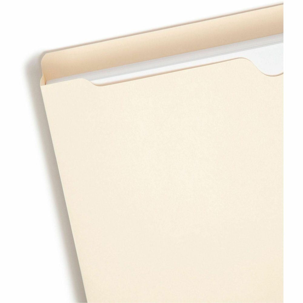 Smead Legal Recycled File Jacket - 8 1/2" x 14" - 2" Expansion - 11 pt. - 2 Plys - Manila - Reinforced, Slip Resistant - 10% Recycled - 50 / Box. Picture 11