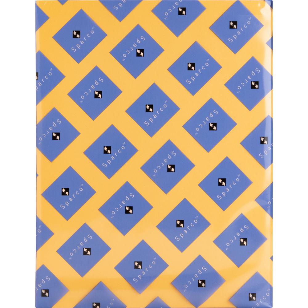Sparco Premium Copy Paper - Goldenrod - Letter - 8 1/2" x 11" - 20 lb Basis Weight - Sustainable Forestry Initiative (SFI) - Lint-free, Archival-safe, Acid-free - Goldenrod - 500 / Ream. Picture 4