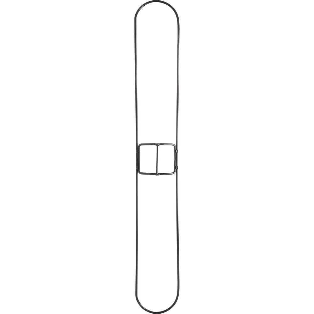 Genuine Joe Clip-On 36" Dust Mop Frame - 360&deg; Swivel, Rust Resistant, Chrome Plated, Reinforced - Chrome - Steel - 1 Each. Picture 2