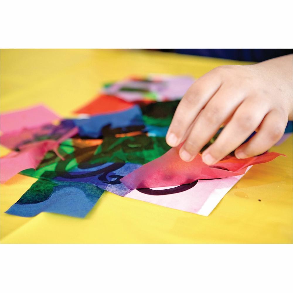 Spectra Art Tissue Deluxe Bleeding Art Tissue - Art Project, Craft Project - 18"Height x 12"Width x 0.10"Length - 100 / Pack - Assorted. Picture 5