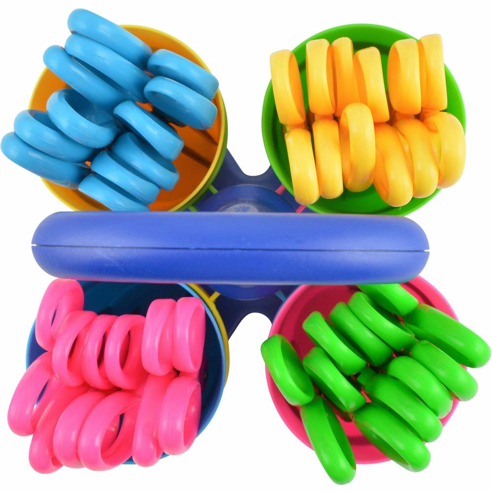 Westcott Teachers Scissors Caddy with 24 pieces of 14606 Blunt - 5" Overall Length - Left/Right - Stainless Steel - Blunted Tip - Assorted - 1 Each. Picture 6