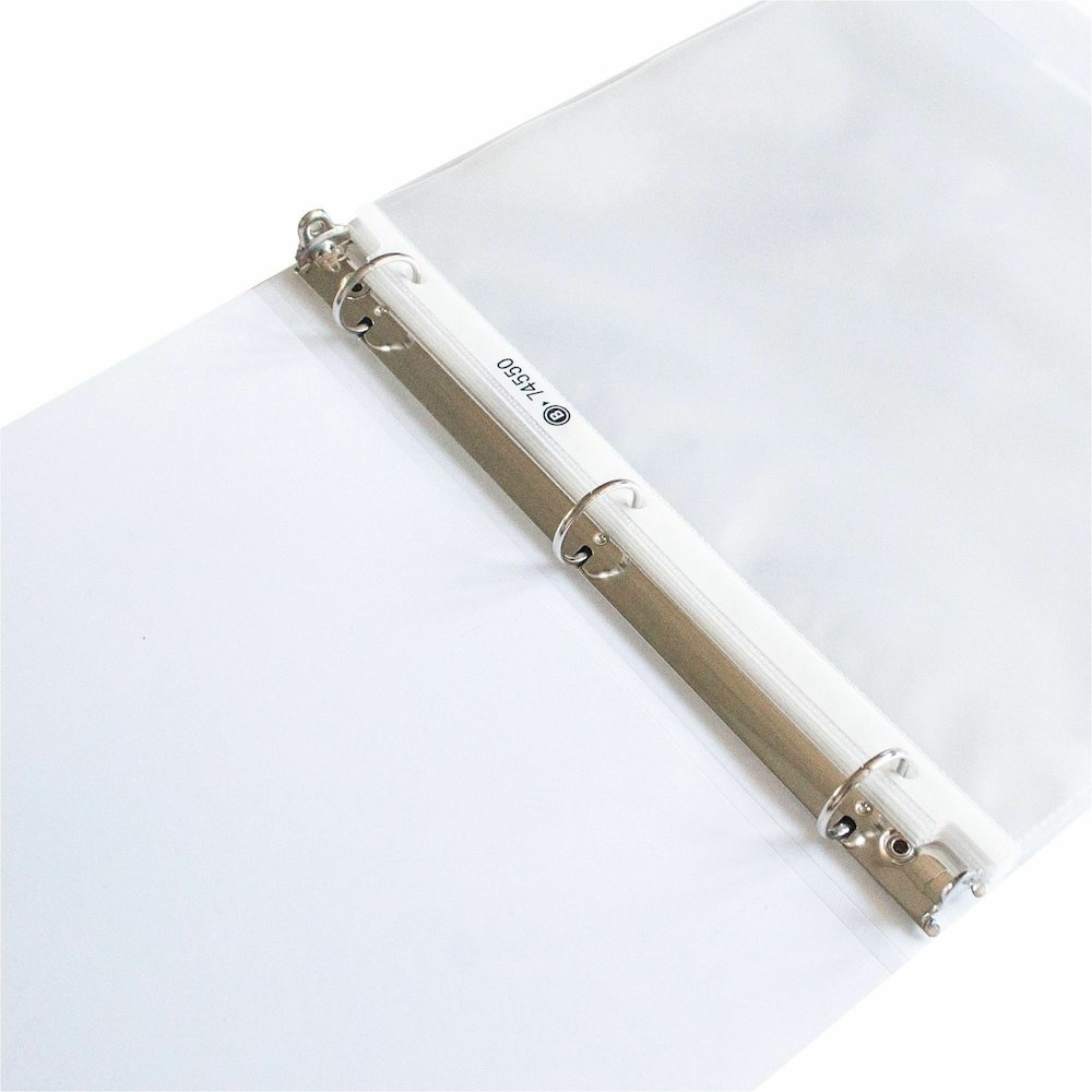 Business Source Top-Loading Poly Sheet Protectors - 3.3 mil Thickness - For Letter 8 1/2" x 11" Sheet - 3 x Holes - Ring Binder - Rectangular - Clear - Polypropylene - 100 / Box. Picture 8