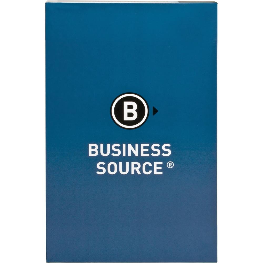 Business Source 1/3 Tab Cut Legal Recycled Hanging Folder - 8 1/2" x 14" - 11 pt. - Poly - Green - 100% Recycled - 25 / Box. Picture 4