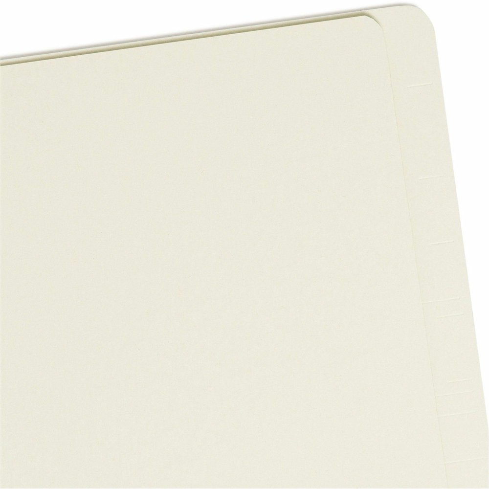 Smead Legal Yes Classification Folder - 8 1/2" x 14" - 2" Expansion - 6 x 2K Fastener - End Tab Location - 2 Divider - 25 pt. - Pressboard - Gray, Green - Tear Resistant - 100% Recycled - 10 / Box. Picture 7