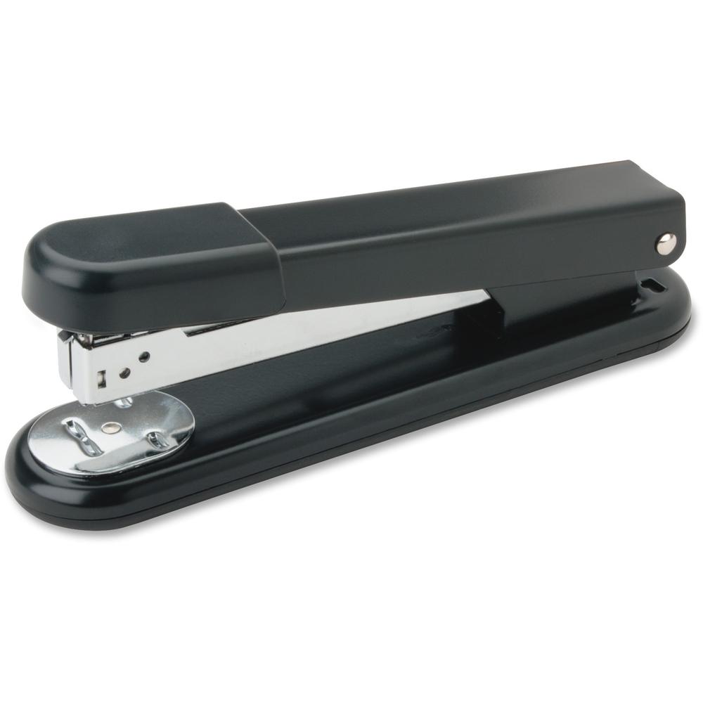 Business Source All-metal Full-strip Desktop Stapler - Staples Upto 20 Sheet of 20lb Paper - Holds Upto 210 Staple - Full Strip - Staple Size: 0.25" - Black - Metal, Acrylonitrile Butadiene Styrene (A. Picture 8