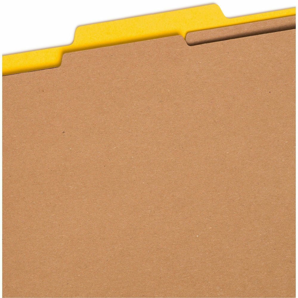 Smead 2/5 Tab Cut Letter Recycled Classification Folder - 8 1/2" x 11" - 2" Expansion - 2 x 2K Fastener - 2" Fastener Capacity - Top Tab Location - Right of Center Tab Position - 2 Divider - 25 pt. - . Picture 8