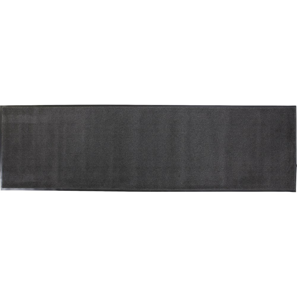 Genuine Joe Silver Series Indoor Entry Mat - Building, Carpet, Hard Floor - 10 ft Length x 36" Width - Plush - Charcoal - 1 Each. Picture 6