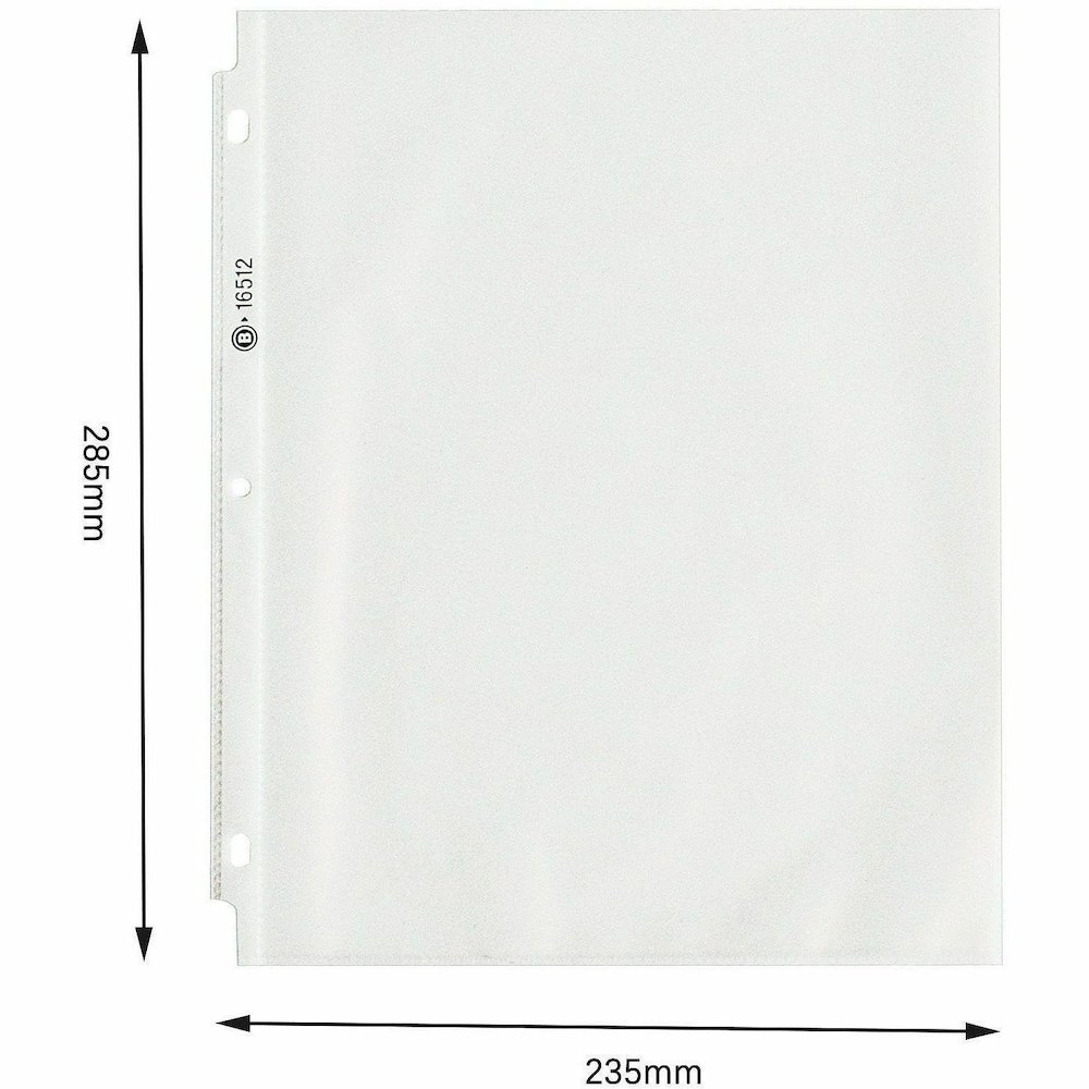 Business Source Sheet Protectors - For Letter 8 1/2" x 11" Sheet - 3 x Holes - Ring Binder - Top Loading - Rectangular - Clear - Polypropylene - 50/Box - 5 / Bundle. Picture 9