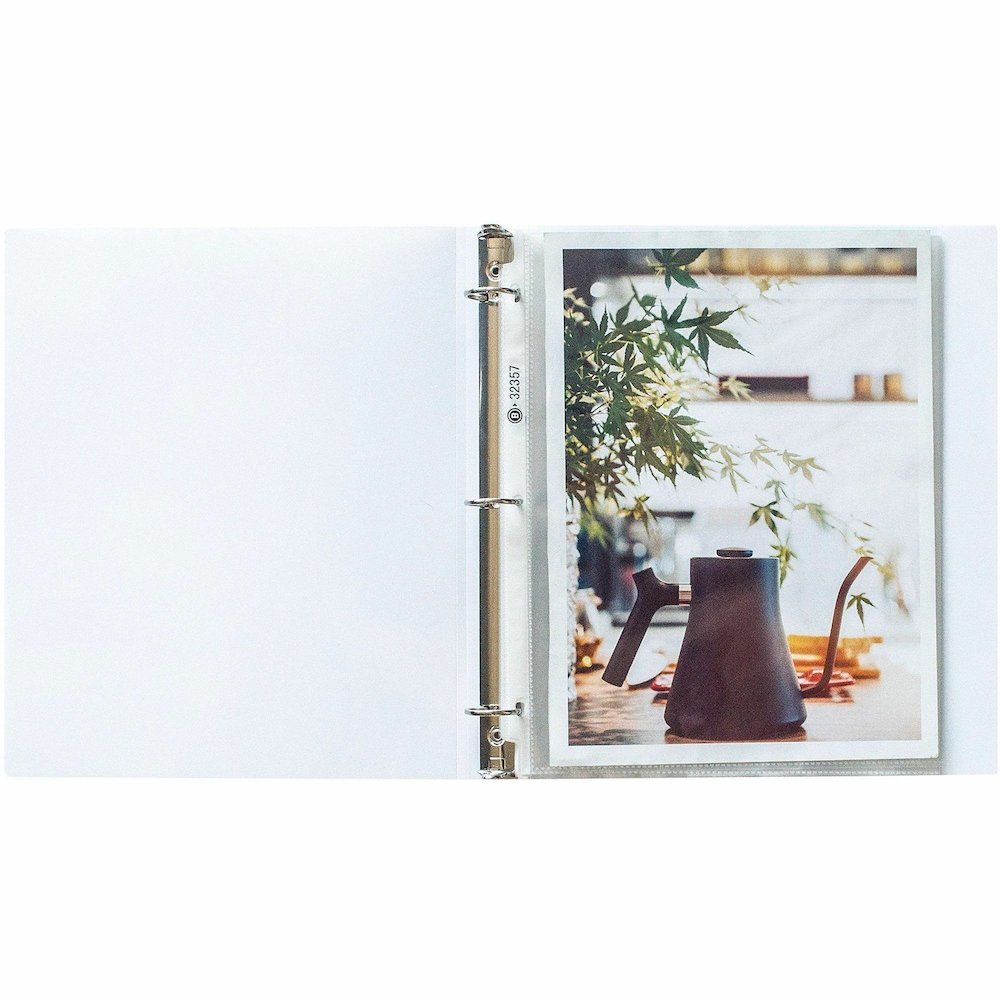 Business Source Sheet Protectors - For Letter 8 1/2" x 11" Sheet - 3 x Holes - Ring Binder - Top Loading - Rectangular - Clear - Polypropylene - 50/Pack - 4 / Box. Picture 13