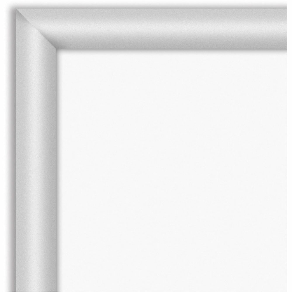 Lorell Dry-erase Board - 96" (8 ft) Width x 48" (4 ft) Height - White Styrene Surface - Silver Aluminum Frame - Rectangle - 1 Each. Picture 8