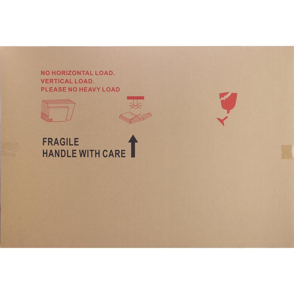 Lorell Bulletin Board - 24" Height x 36" Width - Cork Surface - Long Lasting, Warp Resistant - Brown Oak Frame - 1 Each. Picture 5