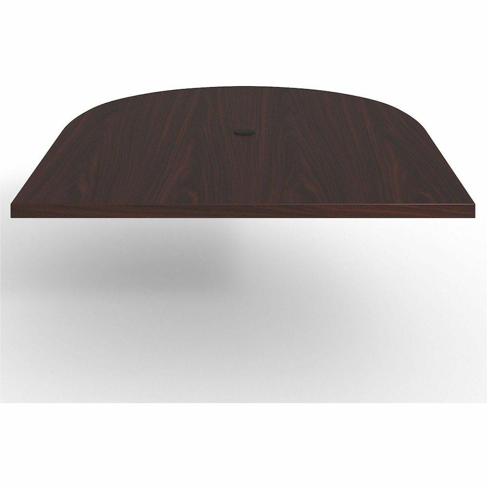 Lorell Prominence 2.0 Half-Racetrack Conference Tabletop - Mahogany Racetrack, Laminated Top - 60" Table Top Width x 48" Table Top Depth x 1.50" Table Top Thickness - Conferencing, Office - Assembly R. Picture 12