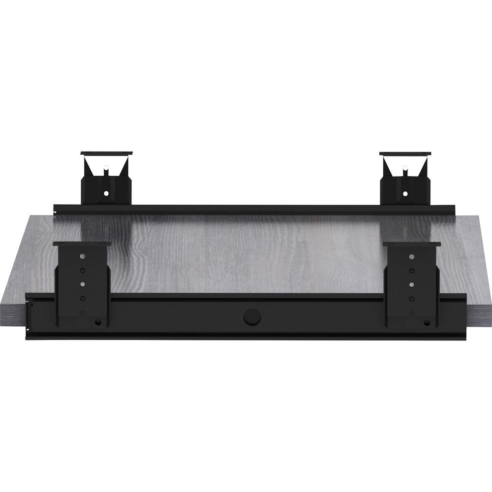 Lorell Universal Keyboard Tray - 15.4" Height x 26" Width x 0.7" Depth - Finish: Charcoal - Durable - 1 Each. Picture 7
