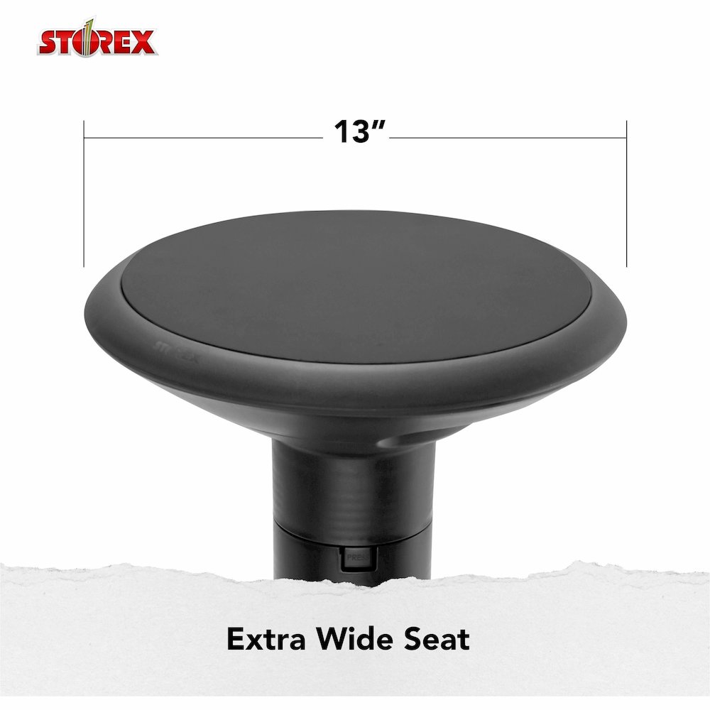 Storex Wiggle Stool - Black - 1 Each. Picture 14