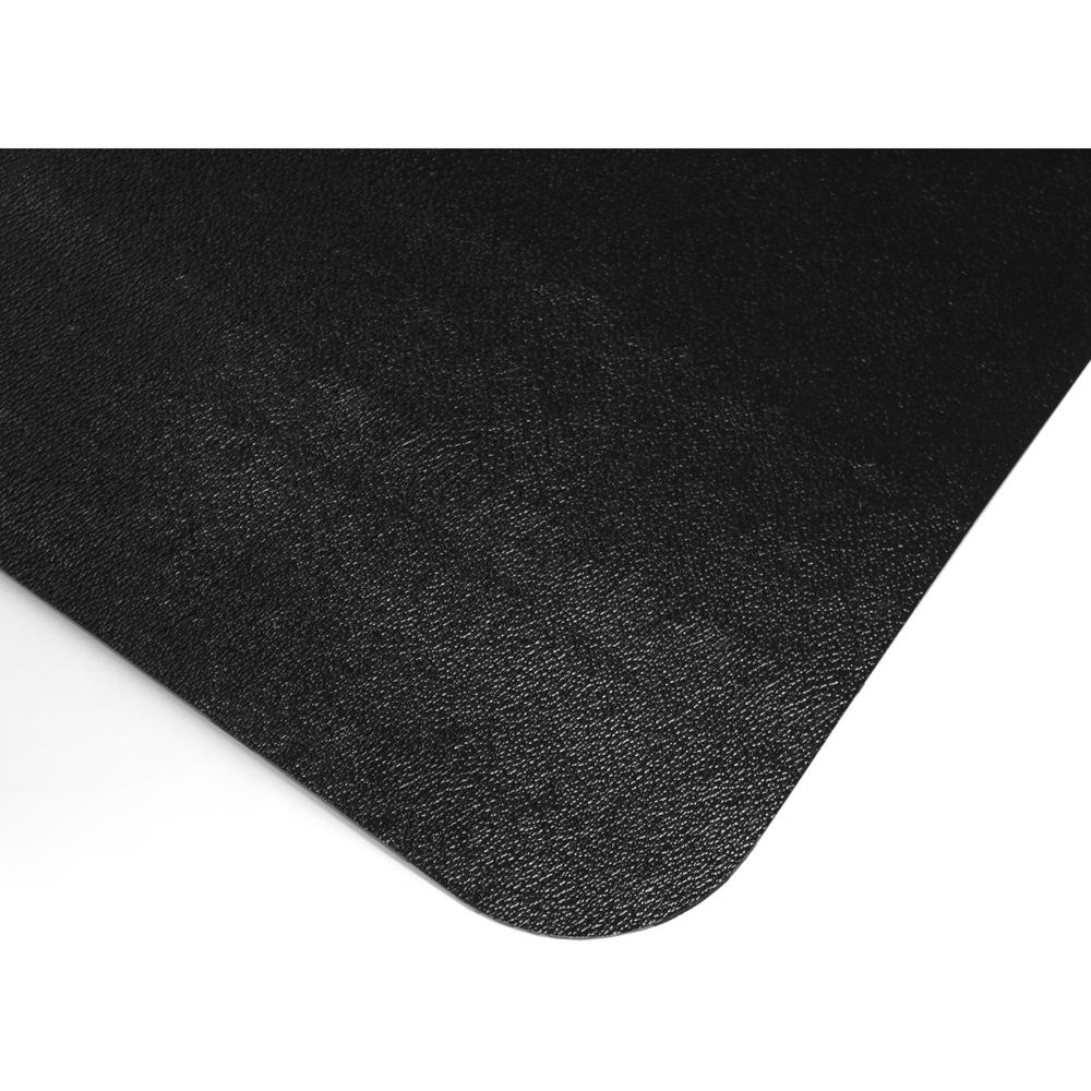 Floortex Advantagemat Black&reg; Vinyl Rectangular Chair Mat for Carpets - 48" x 60" - Carpeted Floor - 60" Length x 48" Width x 0.090" Depth x 0.090" Thickness - Rectangular - Classic - Polyvinyl Chl. Picture 5