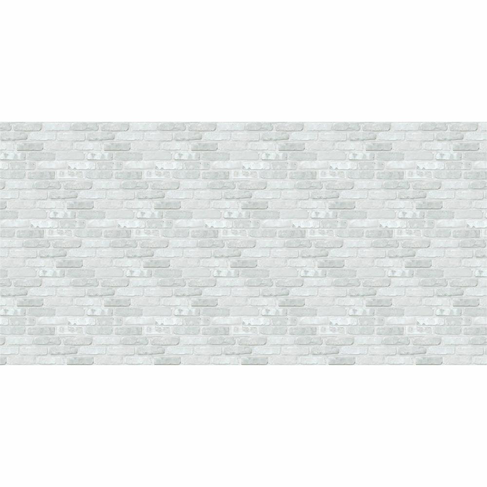 Fadeless Designs Paper Roll - Art Project, Craft Project, Bulletin Board, School, Office, Home - 48" Width x 50" Length - White, Gray - 1 Roll. Picture 3