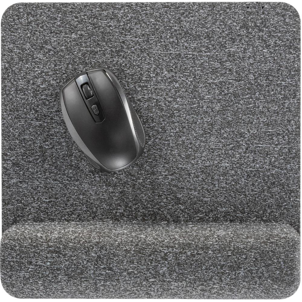 Allsop Premium Plush Mousepad - (32311) - 1.85" Height x 11.60" Width - Gray - Foam - Mouse - Retail - 1 Each. Picture 2