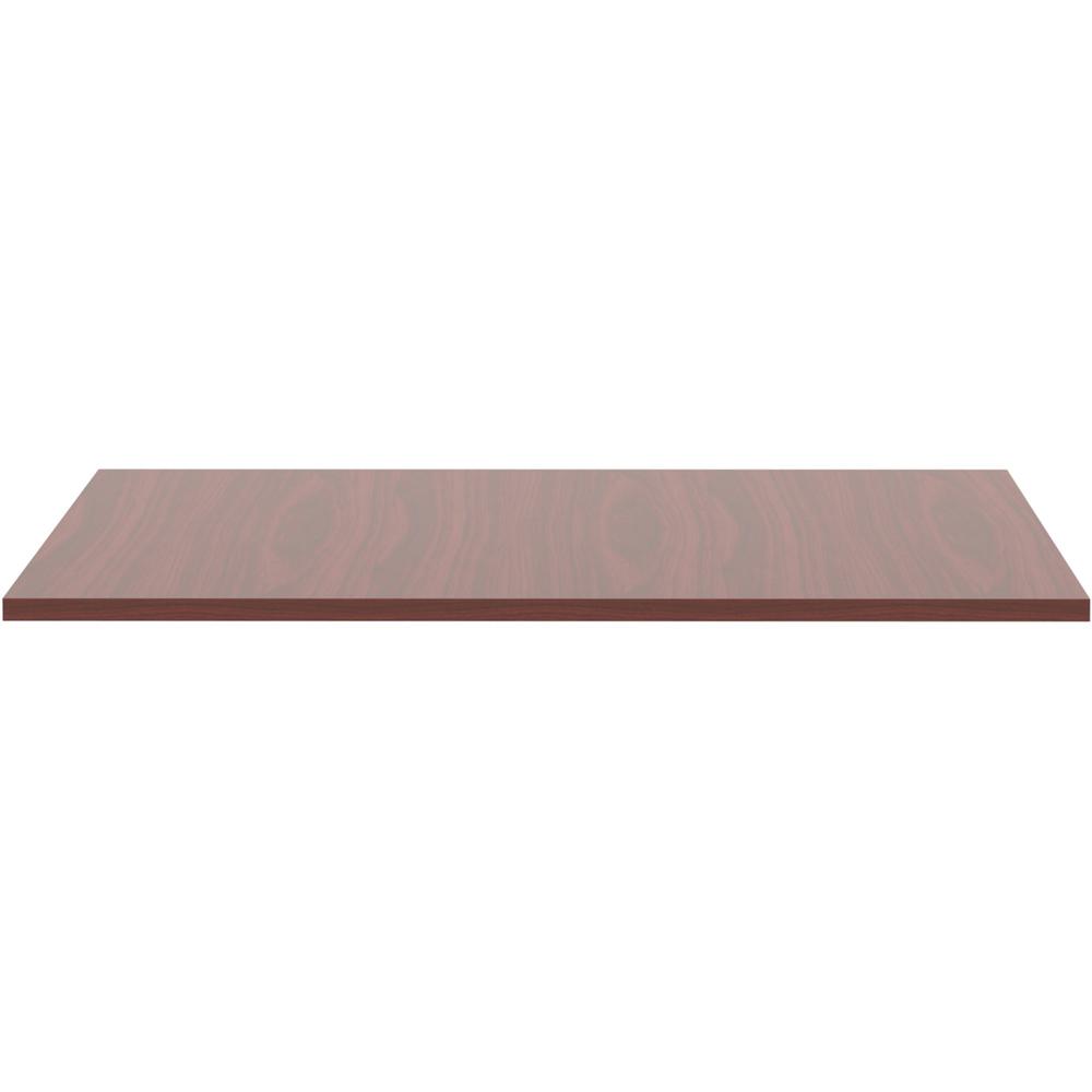 Lorell Revelance Conference Rectangular Tabletop - Rectangle - 1" Height x 59.9" Width x 47.3" Depth x 1" Thickness - Material: Laminate - Finish: Mahogany - For Office - 1 Each. Picture 2
