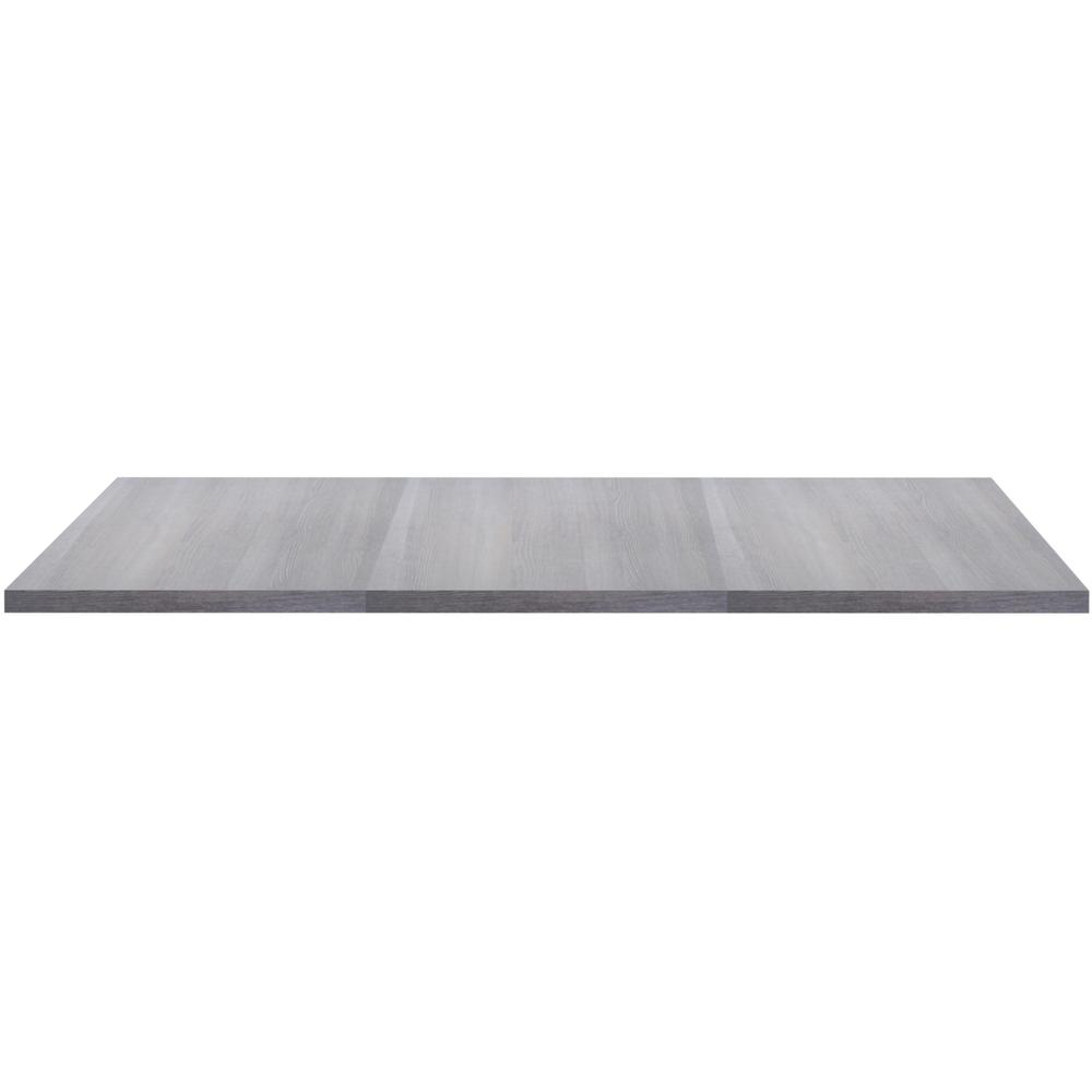 Lorell Revelance Conference Rectangular Tabletop - Rectangle - 1" Height x 71.6" Width x 47.3" Depth x 1" Thickness - Material: Laminate - Finish: Weathered Charcoal - 1 Each. Picture 8