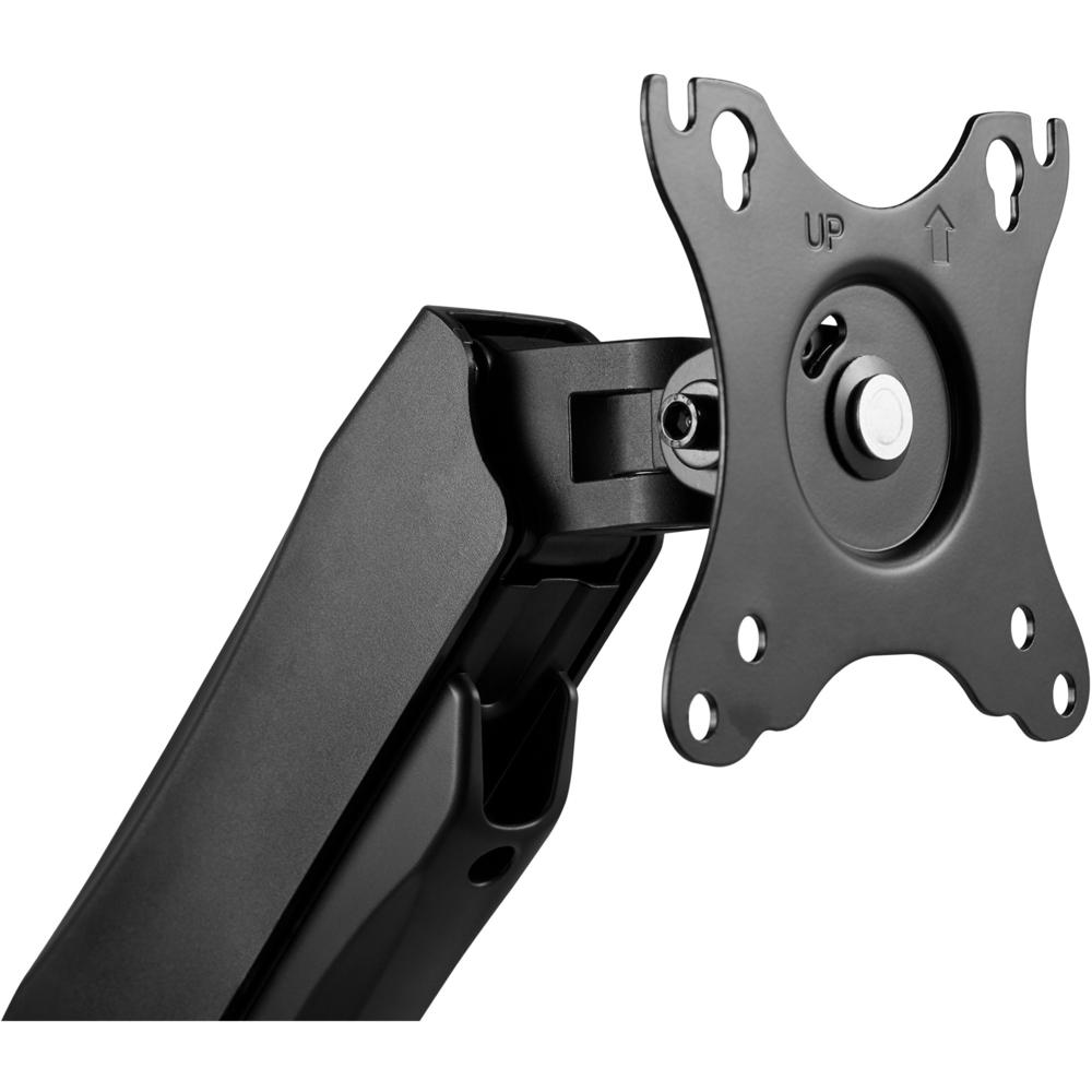 Lorell Mounting Arm for Monitor - Black - Height Adjustable - 2 Display(s) Supported - 14.30 lb Load Capacity - 75 x 75, 100 x 100 - 1 Each. Picture 8