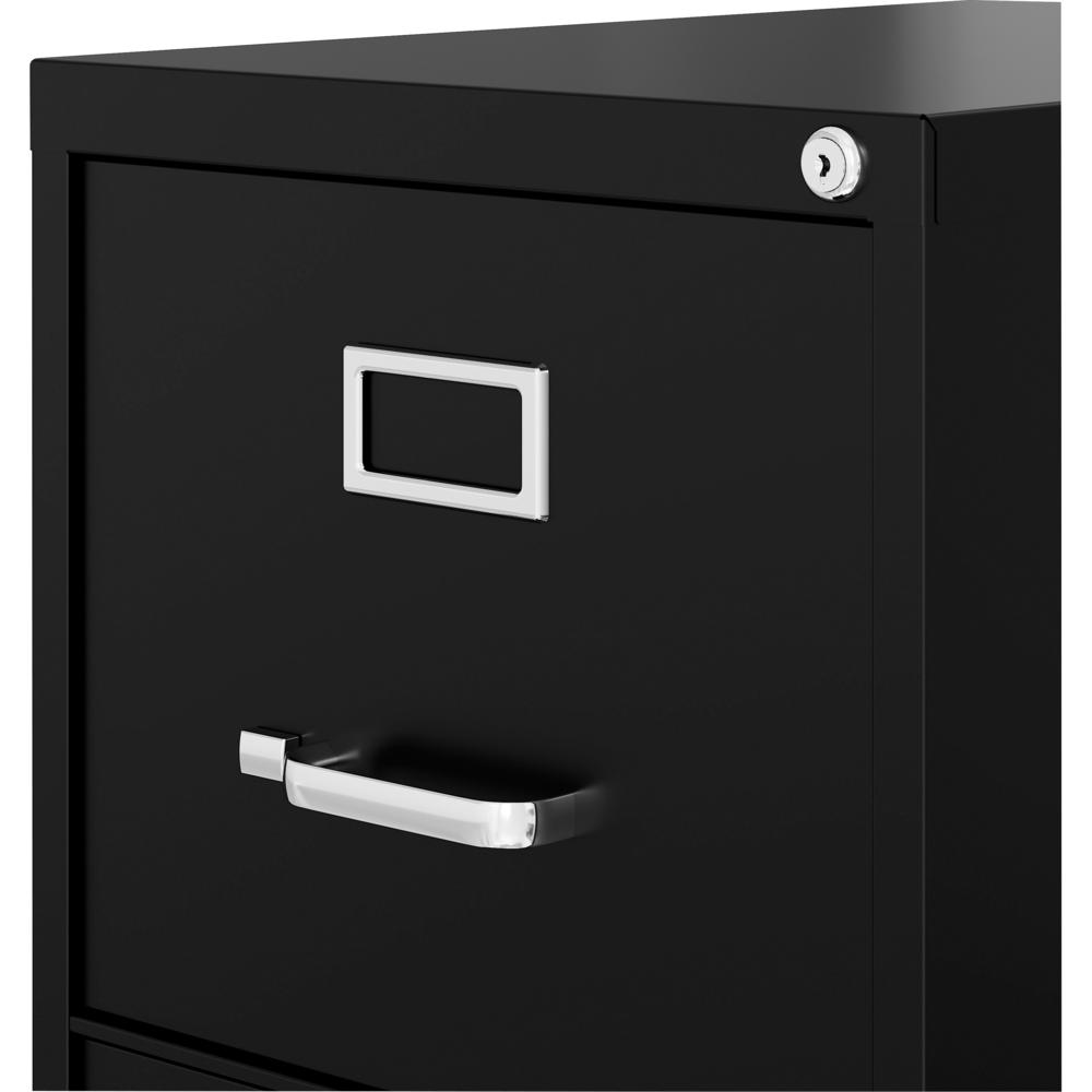 Lorell Fortress Series 22" Commercial-Grade Vertical File Cabinet - 15" Width x 22" Depth x 40.2" Height - 3 x Drawer(s) for File - Letter - Vertical - Ball-bearing Suspension, Removable Lock, Pull Ha. Picture 5