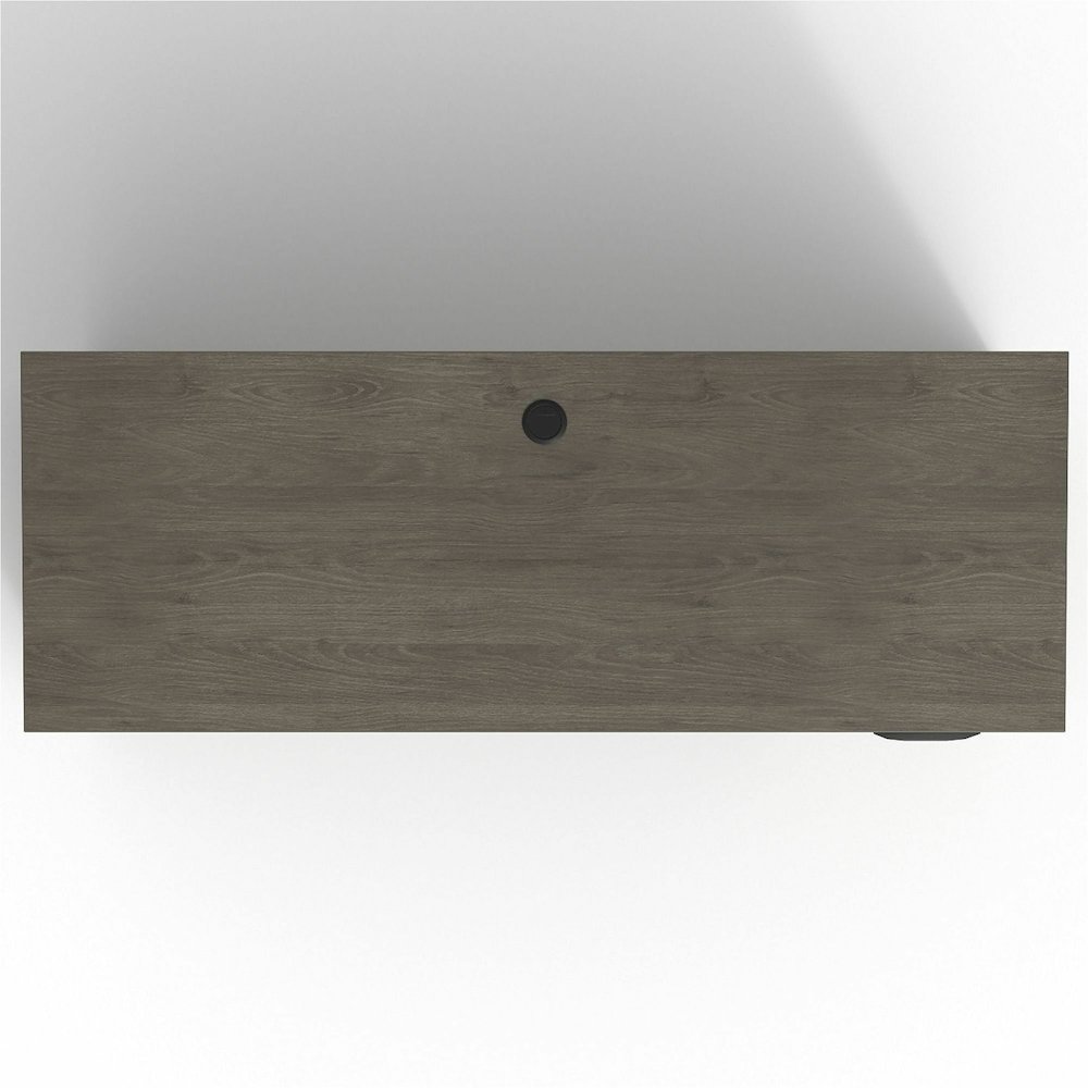 Lorell Prominence 2.0 Right-Pedestal Credenza - Rectangle - 29" Height x 66" Width x 24" Depth, 1" Thickness Top - Total Drawer(s): 2 - Single Pedestal on Right Side - Band Edge - Material: Particlebo. Picture 12