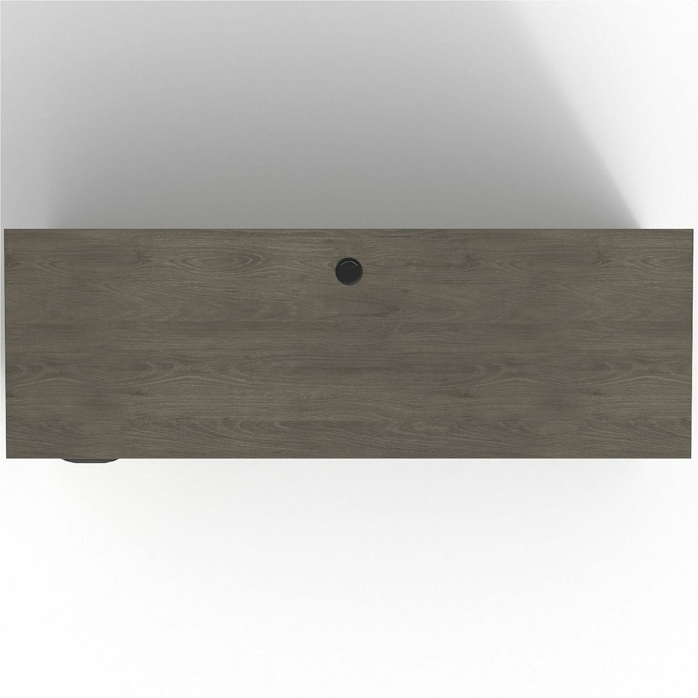 Lorell Prominence 2.0 Left-Pedestal Credenza - Rectangle - 29" Height x 72" Width x 24" Depth, 1" Thickness Top - Total Drawer(s): 2 - Single Pedestal on Left Side - Band Edge - Material: Particleboar. Picture 12