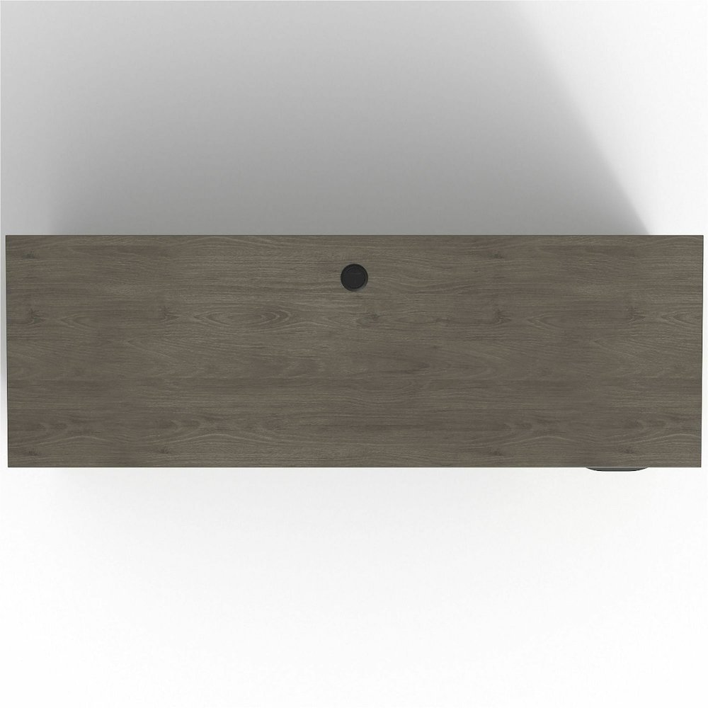 Lorell Prominence 2.0 Right-Pedestal Credenza - Rectangle - 29" Height x 72" Width x 24" Depth, 1" Thickness Top - Total Drawer(s): 2 - Single Pedestal on Right Side - Band Edge - Material: Particlebo. Picture 12