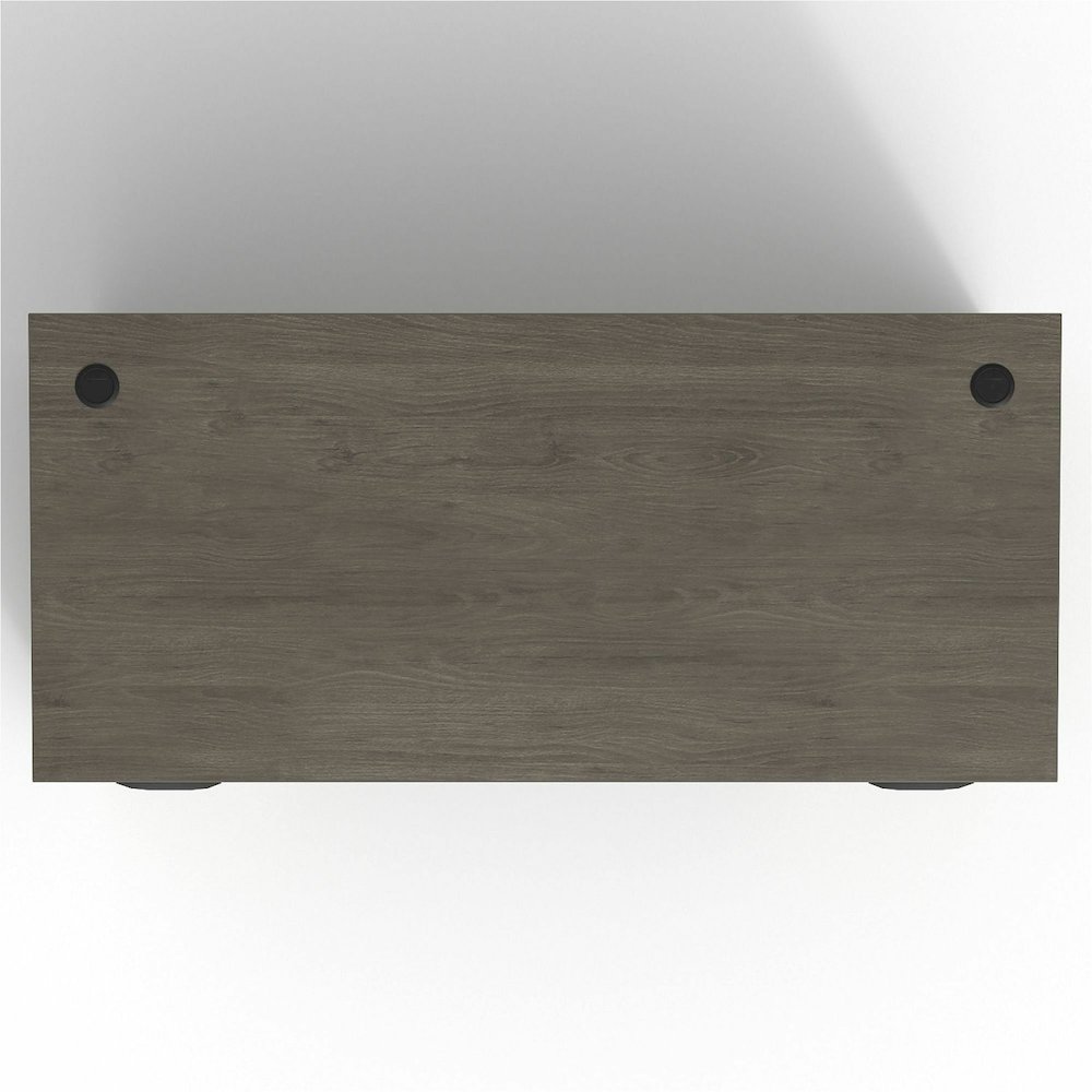 Lorell Prominence 2.0 Double-Pedestal Desk - Rectangle - 29" Height x 66" Width x 30" Depth, 1" Thickness Top - Total Drawer(s): 5 - Double Pedestal on Left/Right Side - Band Edge - Material: Particle. Picture 12