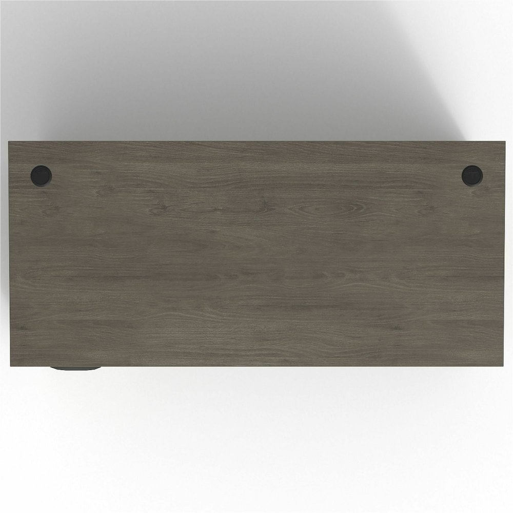 Lorell Prominence 2.0 Left-Pedestal Desk - Rectangle - 29" Height x 66" Width x 30" Depth, 1" Thickness Top - Total Drawer(s): 3 - Single Pedestal on Left Side - Band Edge - Material: Particleboard - . Picture 13