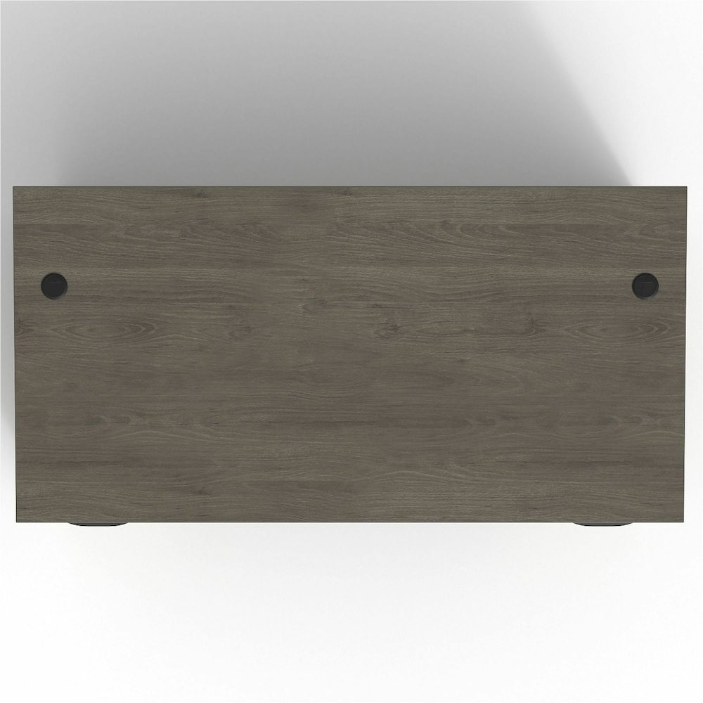 Lorell Prominence 2.0 Double-Pedestal Desk - Rectangle - 29" Height x 72" Width x 36" Depth, 1" Thickness Top - Total Drawer(s): 5 - Double Pedestal on Left/Right Side - Band Edge - Material: Particle. Picture 13