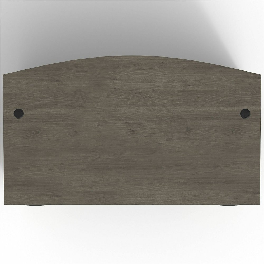 Lorell Prominence 2.0 Bowfront Double-Pedestal Desk - Rectangle - 29" Height x 72" Width x 42" Depth, 1" Thickness Top - Total Drawer(s): 5 - Double Pedestal on Left/Right Side - Band Edge - Material:. Picture 13