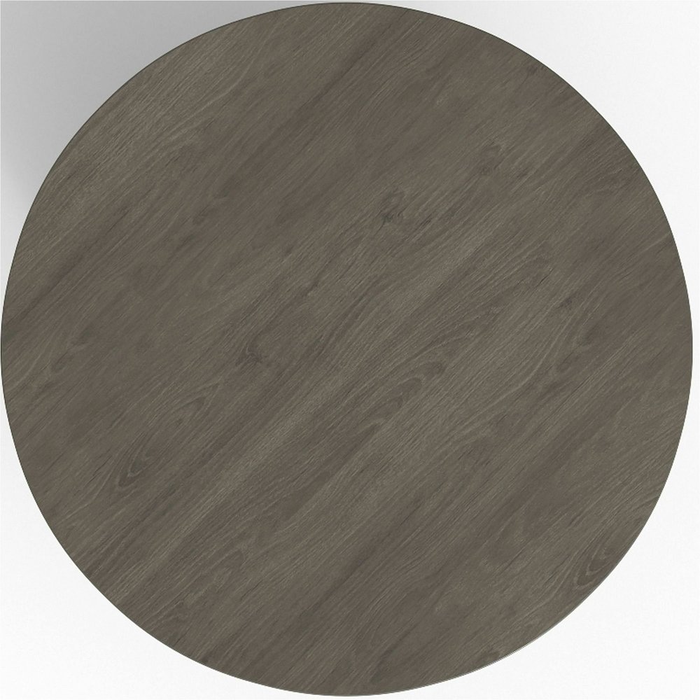 Lorell Prominence 2.0 Round Laminate Conference Table - Round - 29" Height42" Diameter, 1" Thickness Top - Material: Particleboard - Finish: Gray - Durable, Laminated, Mar Resistant, Burn Resistant, I. Picture 12