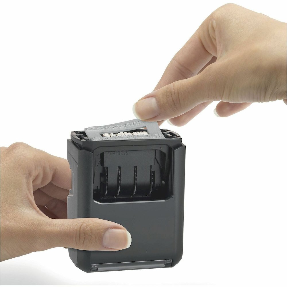 Trodat Received Date Stamp - Date Stamp - RECEIVED - 1" Impression Width x 1.63" Impression Length - 10000 Impression(s) - Blue, Red - Plastic - Recycled - 1 Each. Picture 14