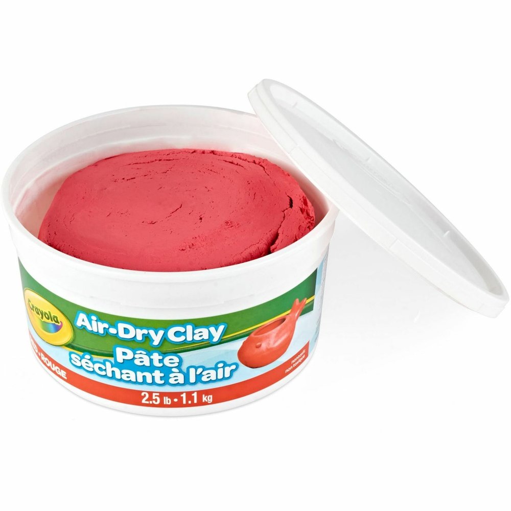 Crayola Air-Dry Clay - Art, Classroom, Art Room - Red - 1 Each. Picture 12