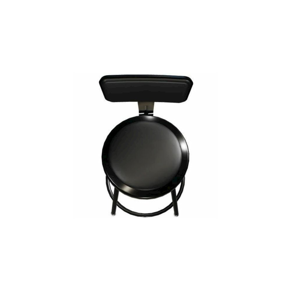 National Public Seating 6400 Series Heavy-Duty Padded Stools - Black Seat Color - Vinyl, Medium Density Fiber (MDF) Seat Material - Black Frame Color - Steel Frame Material - Four-legged Base - Black . Picture 15