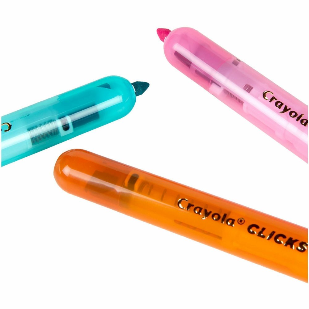 Crayola Marker - Retractable - Washable - Assorted Ink - Water Based - Assorted Plastic Barrel - 10 / Pack. Picture 9