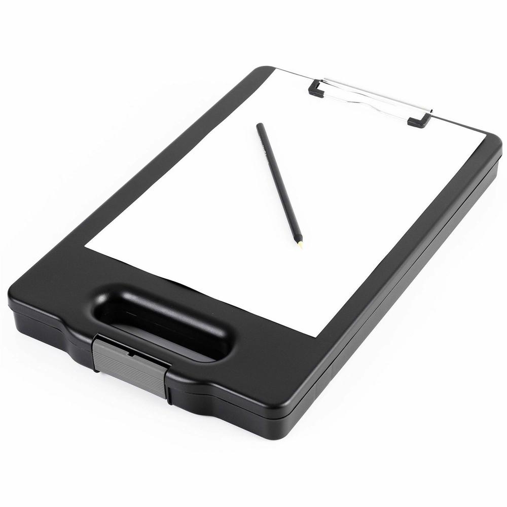 Business Source Storage Clipboard - Storage for 200 Sheet - Black - 1 Each. Picture 7