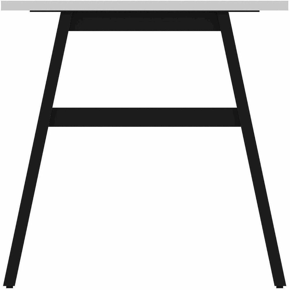 Lorell Table Base - Powder Coated A-shaped, Black Base - 28.50" Height x 71.60" Width x 29.10" Depth - Metal Base Material - 1 Each. Picture 15