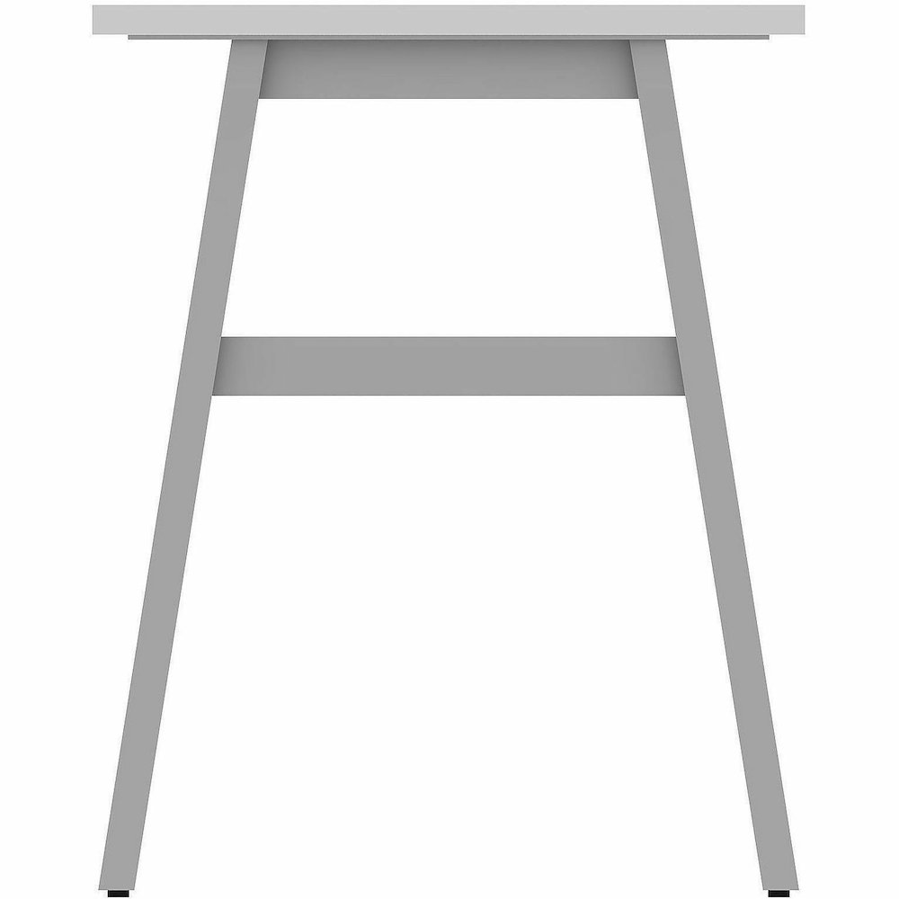 Lorell Table Base - Powder Coated A-shaped, Silver Base - 28.50" Height x 71.60" Width x 23.20" Depth - Metal Base Material - 1 Each. Picture 16